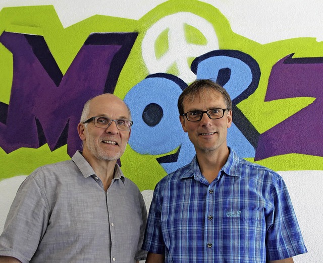 Rektor Norbert Asal (rechts ) mit Konrektor Hermann Lederer   | Foto: Jacob