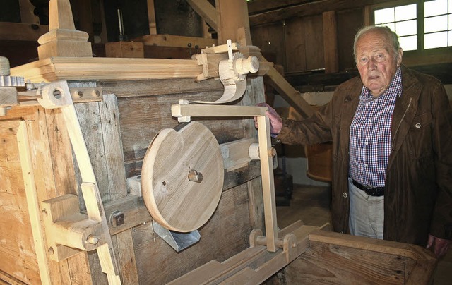 Die Geschichte des Schwarzwlder Mlle...ter Theo Gremmelspacher in Hllsteig.   | Foto: DIETER MAURER