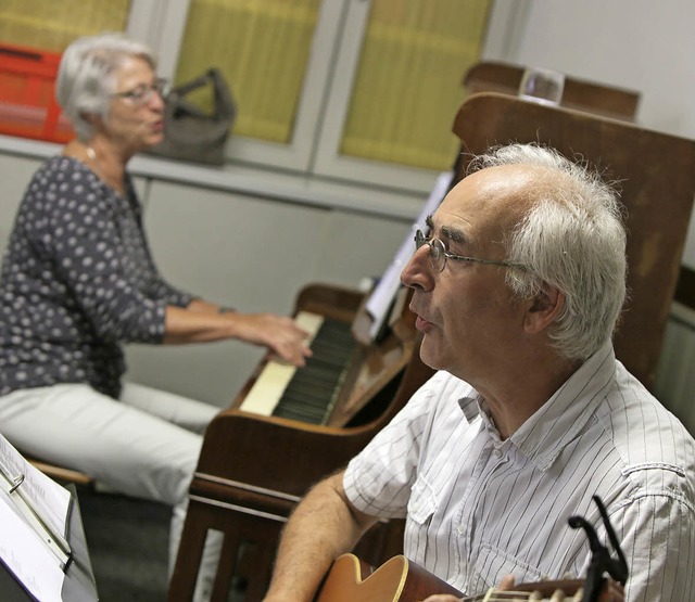 Musik queerbeet mit Stefan Bhm und Mechthild Fuchs   | Foto: Christoph Breithaupt