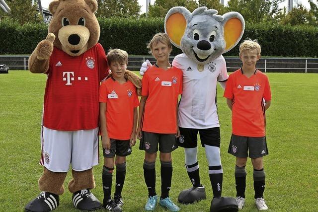BZCard-Gewinner beim FC Bayern KidsClub