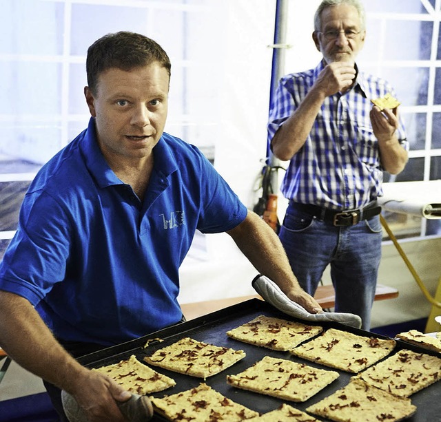 Der Zwiebelkuchen darf beim Herbstfest der Winzerkapelle nicht fehlen.  | Foto: privat