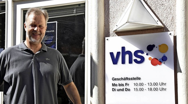 VHS-Leiter Wolfgang Schulz   | Foto: Markus Donner