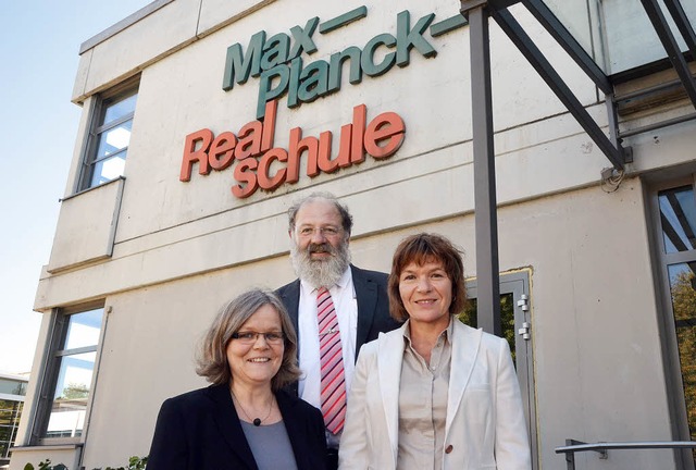 Das Leitungsteam der Max-Planck-Realsc...eiter Konrektor ist Jrgen Pfundstein.  | Foto: Barbara Schmidt