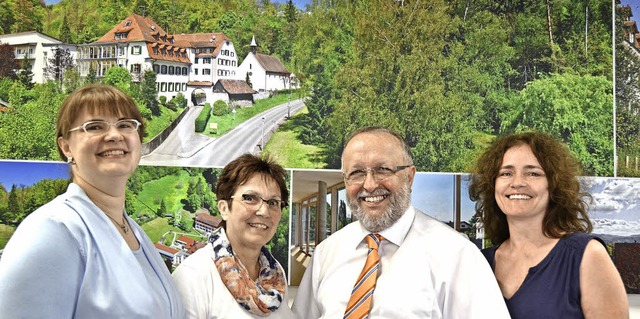 Melanie Grauli (von links), Annemarie ...oyer des Seniorenheims Himmelspforte.   | Foto: Ralf H. Dorweiler