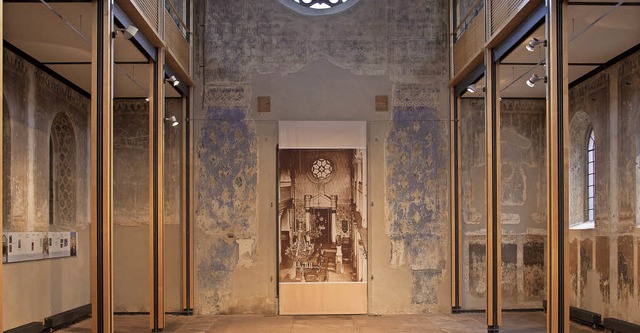 Innenraum der ehemaligen Synagoge in K...n Kulturzentrum  in der Ortenau wurde.  | Foto: Peter Kees