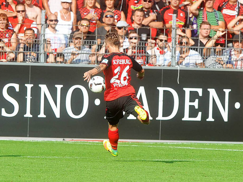 Vor allem mit dem, was Maximilian Philipp vollbrachte: Nach dem schnen 1:1 folgte das 2:1, ebenso sehenswert.