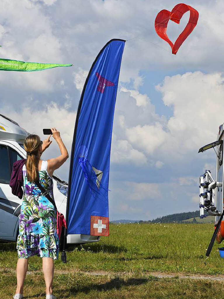 Impressionen vom FamilienDrachenfest der Luftsportgemeinschaft Hotzenwald in Rickenbach-Htten am Samstag und Sonntag, 10. und 11. September.
