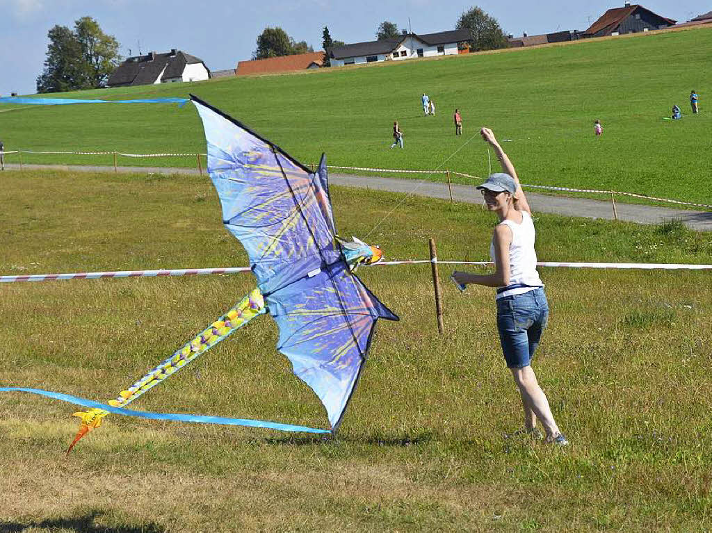 Impressionen vom FamilienDrachenfest der Luftsportgemeinschaft Hotzenwald in Rickenbach-Htten am Samstag und Sonntag, 10. und 11. September.