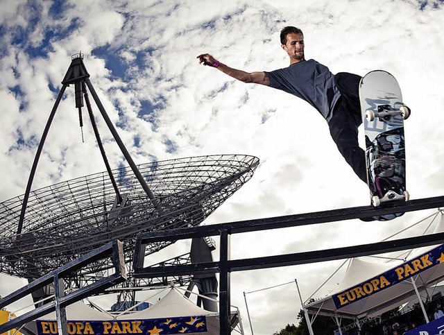 Der mehrfache Deutsche Meister Alex Mizurov im Europa-Park  | Foto: Europa-Park