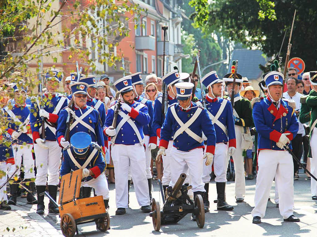 Offenburg feiert sich wegen der 13 Offenburger Forderungen vom 12. September 1847 als Wiege der Demokratie mit dem Freiheitsfest.