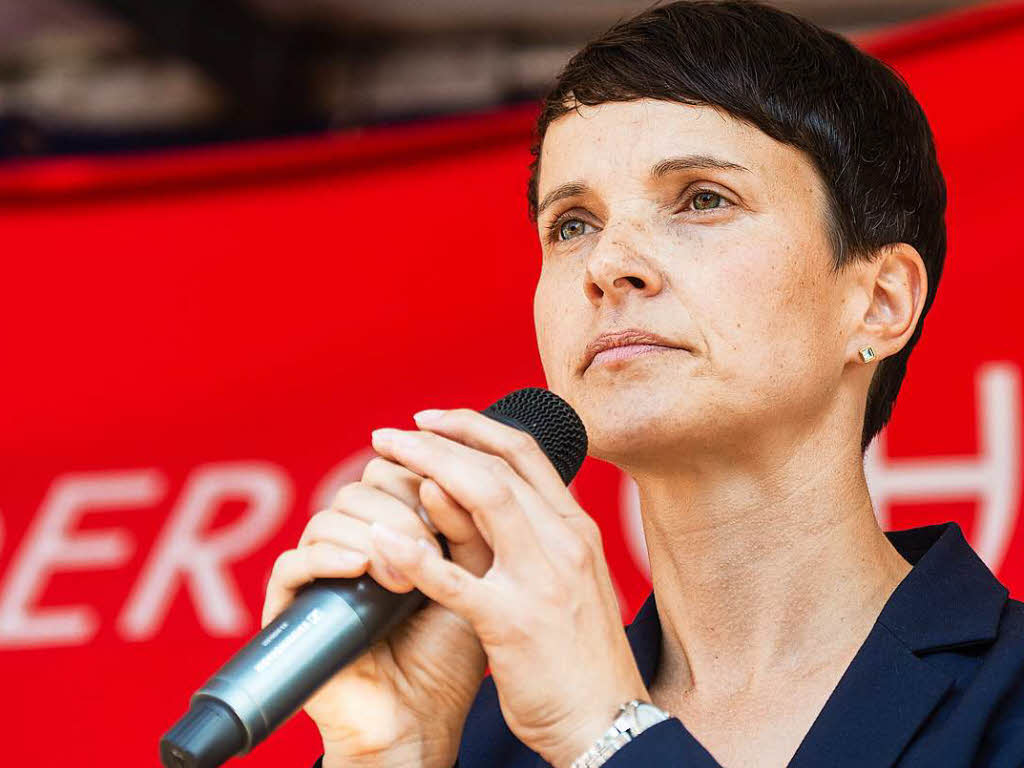 AfD-Chefin Petry Wirbt Für Den Begriff "völkisch" - Deutschland ...