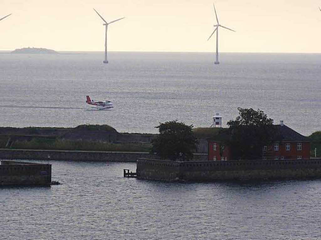 Nicole Remmel aus Kippenheim  war am frhen Morgen am Hafen von Kopenhagen in Dnemark und  konnte  die Landung eines Wasserflugzeuges beobachten.