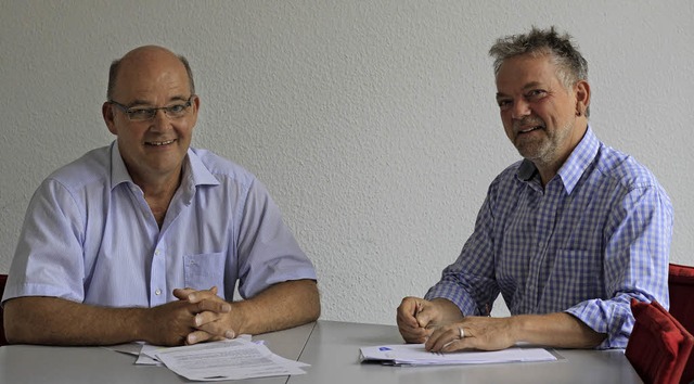 Meinhard Schamotzki (links), Joachim Blank  | Foto: Patrik Mller