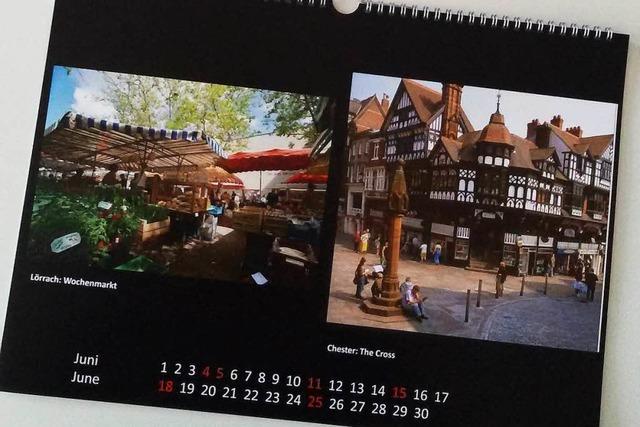 Gemeinsamer Kalender der Partnerstdte Lrrach und Chester fr 2017