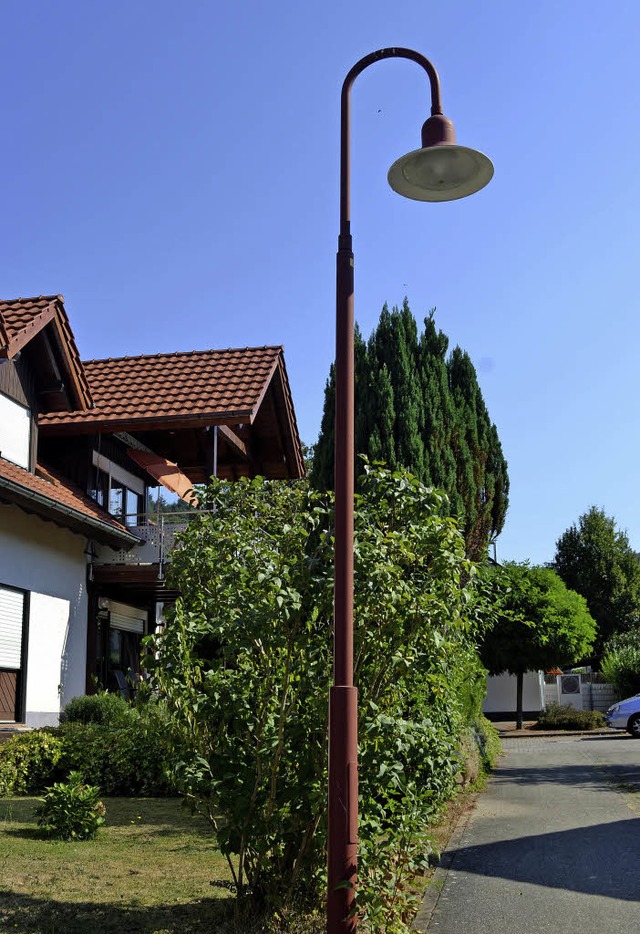 Die Bogenlampen in Wittelbach werden ersetzt.   | Foto: Beate Zehnle-Lehmann