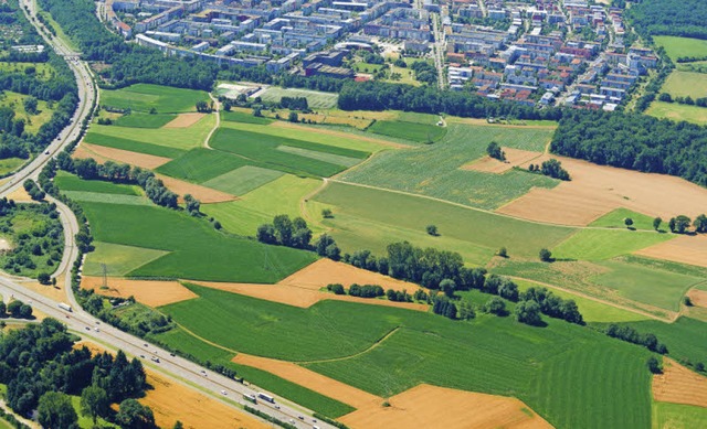 Der geplante Stadtteil Dietenbach soll...ohner haben &#8211; in einigen Jahren.  | Foto: Nils Theurer