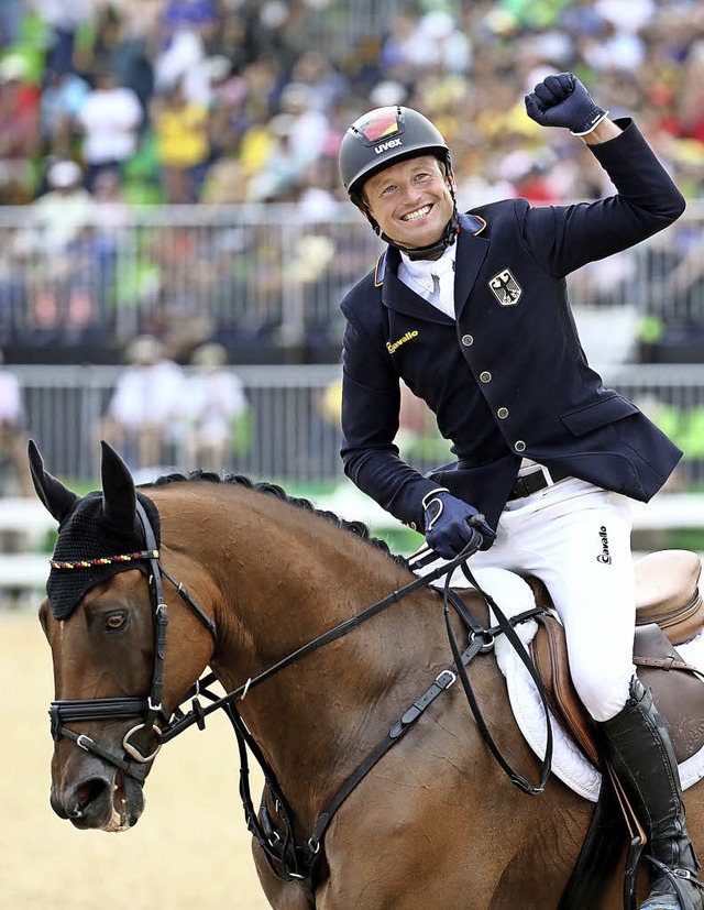 Startet im Schlosspark: Michael Jung   | Foto: dpa