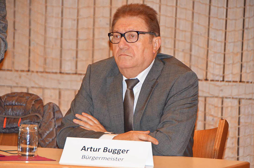 Rücktritt Schriftliche Erklärung von Artur Bugger Schwörstadt
