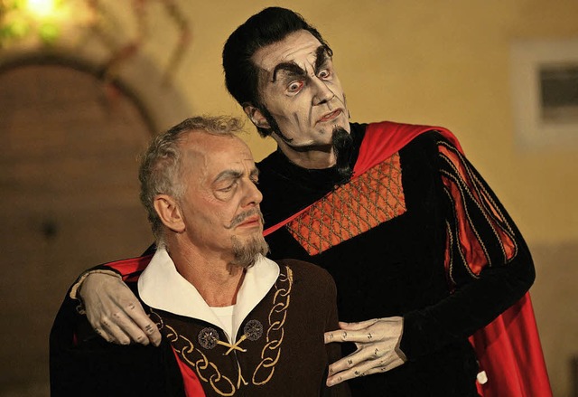 Seltsames Paar: Faust und Mephisto   | Foto: Veranstalter