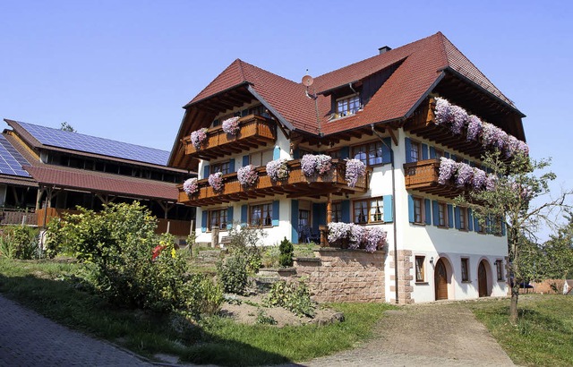 Der prchtige Wanglerhof ist Ausgangsp...fr  eine bewegte Familiengeschichte.   | Foto: Heidi Fssel
