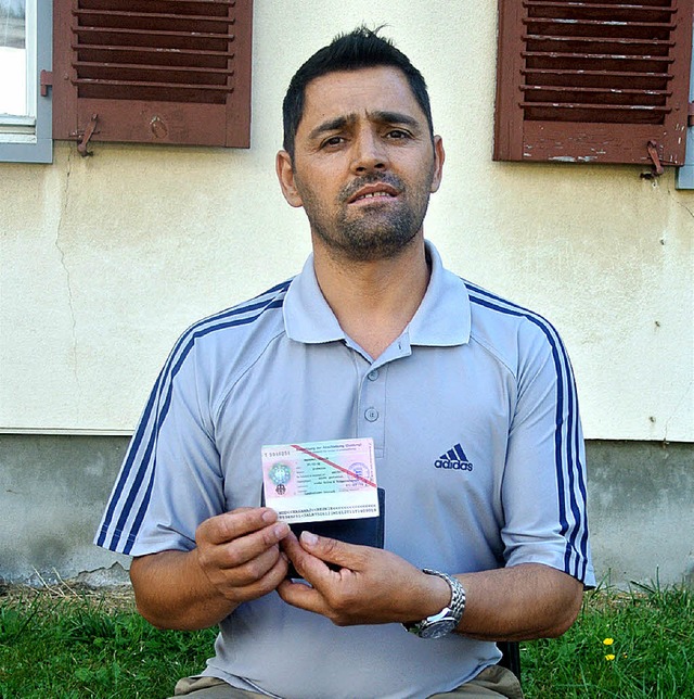 Besnik Hasanaj mchte in seiner neuen Heimat bleiben.  | Foto: karin maier