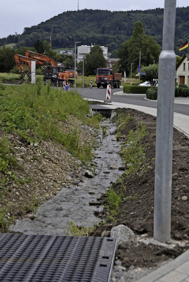 Bald bezugsfertig erschlossen ist das Baugebiet  Westlich Schreibach in Rhina.   | Foto: Archivfoto: Dietsche