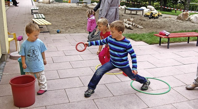 Kinderbetreuung ist fr viele Brgerin...ten Spielgruppe beim Familienzentrum.   | Foto: Symbolbild: Claudia Renk