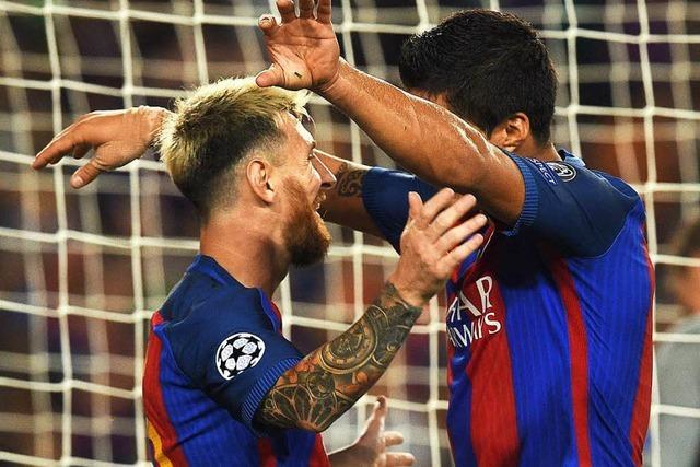 Alle liegen Messi nach Barça-Rekordsieg zu Füßen