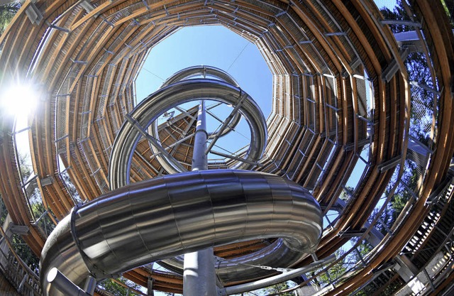 Hoch hinaus: der Baumwipfelpfad Schwarzwald in Bad Wildbad   | Foto: dpa