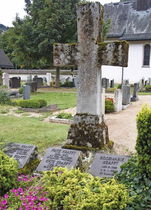 Das Grab der Familie Krafft auf dem Friedhof der Stadt St. Blasien   | Foto: Thomas Mutter
