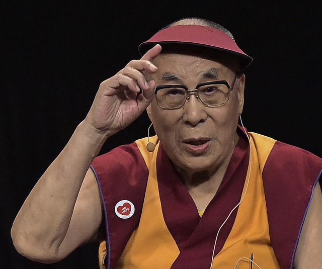 Der Dalai Lama in Straburg  | Foto: AFP