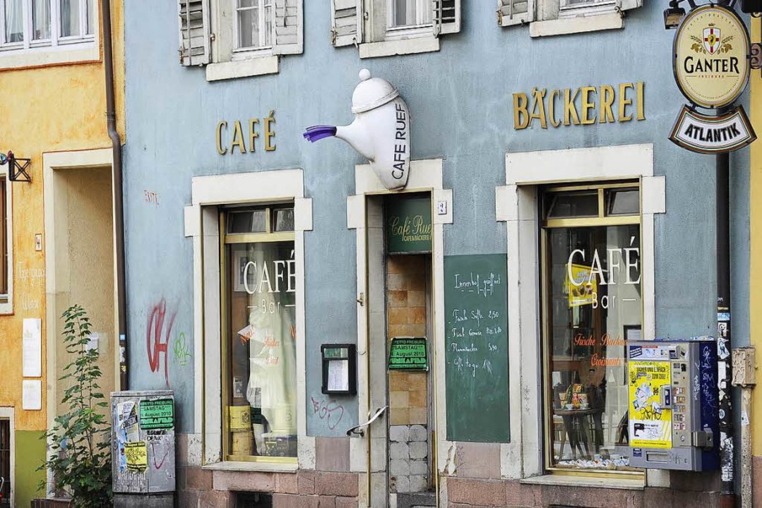 Der Eingang zum Café Ruef.  | Foto: Ingo Schneider