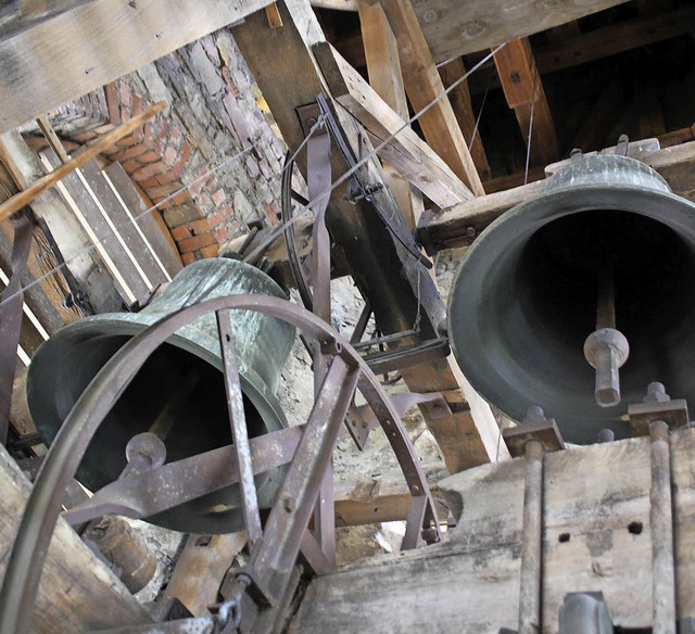 Die Glocken von St. Peter und Paul ms... der Kirchturm Schaden nehmen wrden.   | Foto: Otmar Faller