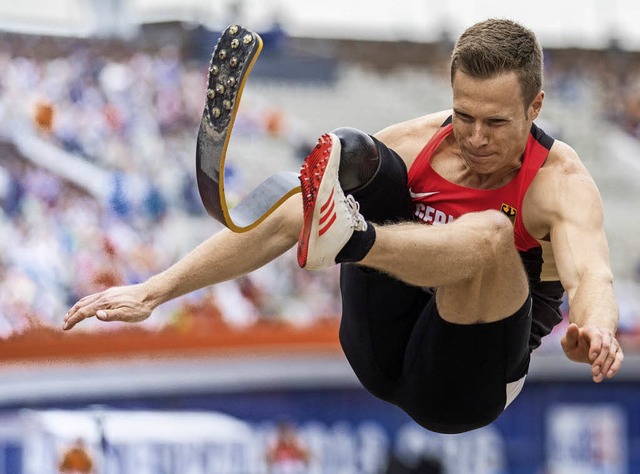 Markus Rehm kmpfte monatelang fr ein... des Sports durfte er nicht betreten.   | Foto: dpa