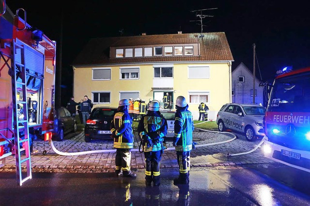 Feuerwehreinsatz im Heim in Erbach  | Foto: dpa