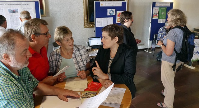 Klimaschutzmanagerin Eva Mutschler-Oom... Samstag neuen Schwung in die Debatte.  | Foto: Christel Hlter-Hassler