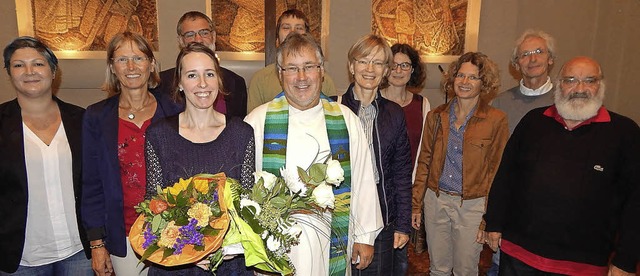 Im Sonntagsgottesdienst in der Christu...n und Geschenken willkommen geheien.   | Foto: Claudia Gempp