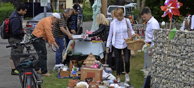 Auch das Angebot stimmte beim  Isteiner Flohmarkt.    | Foto: Schopferer