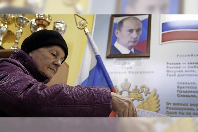 Putin feiert Sieg der Kremlpartei