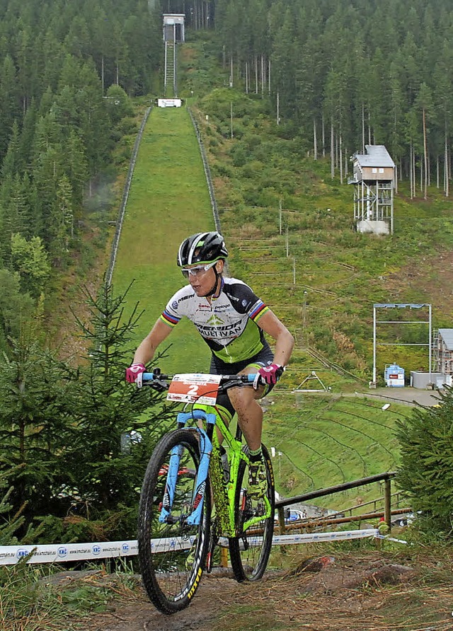 Die Leichtigkeit des Mountainbikens: Gunn-Rita Dahle-Flesjaa  | Foto: ruoff