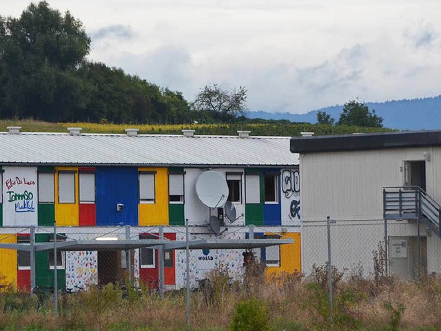 In den beiden GU-Gebuden in Efringen-...en leben derzeit noch 137 Flchtlinge.  | Foto: Victoria Langelott