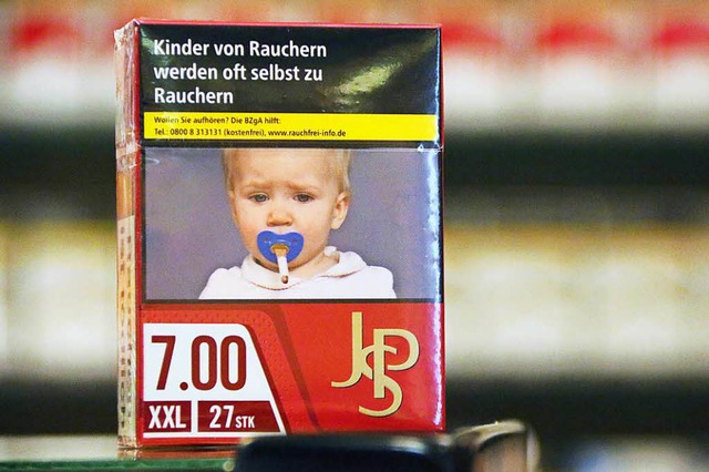Das qualmende Baby ist bei den Rauchern beliebt.  | Foto: Konstantin Grlich