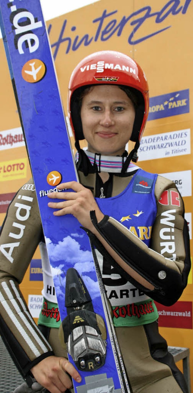 Skispringen ist ihre Leidenschaft. Nac... Ramona Straub zurck in den Weltcup.   | Foto: dieter maurer