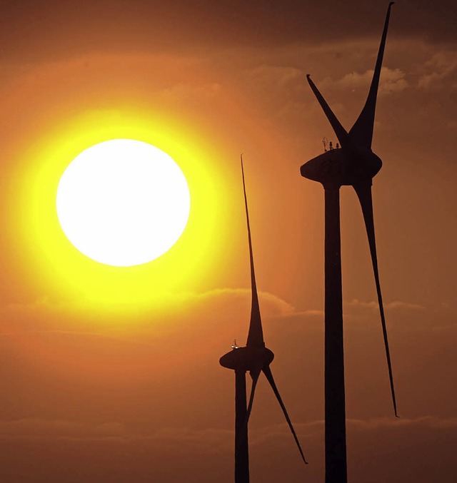 Sonne und Wind werden als Energieliefe...n sich deren Ertrge sinnvoll steuern?  | Foto: Dpa