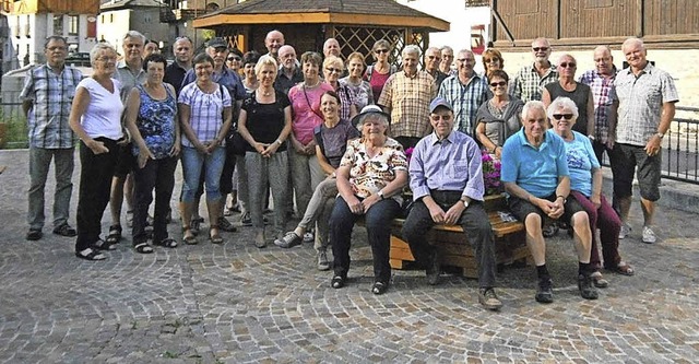 Die Schwarzwaldverein-Ortsgruppen Ober... Wanderwoche in Rabbi, im Val di Sole.  | Foto: Verein