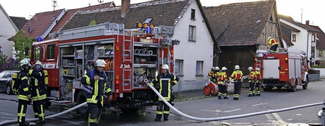 Bisher hat die Feuerwehr Eimeldingen  ...h ein Logistikfahrzeug ersetzt werden.  | Foto: Archivbild: Schopferer