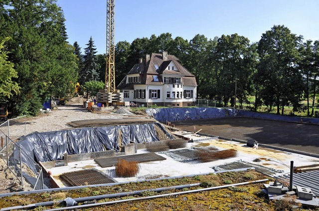 Der Stillstand auf der Baustelle rund ... Dornrschen knnte bald vorbei sein.   | Foto: Rainer Ruther