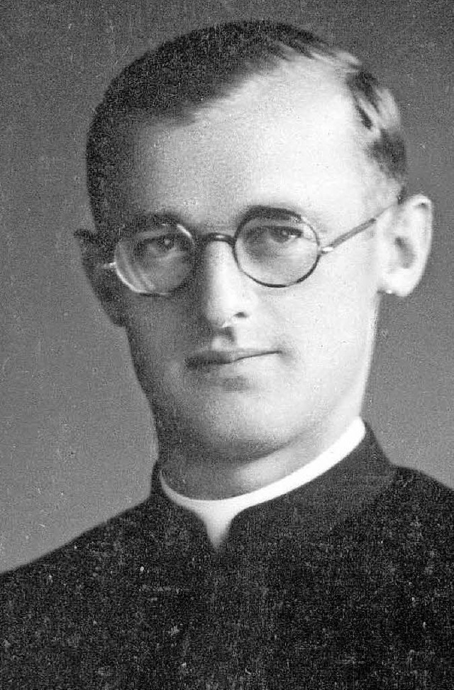 Der junge Pater Engelmar Unzeitig   | Foto: Archiv Mariannhill Reimlingen/dpa