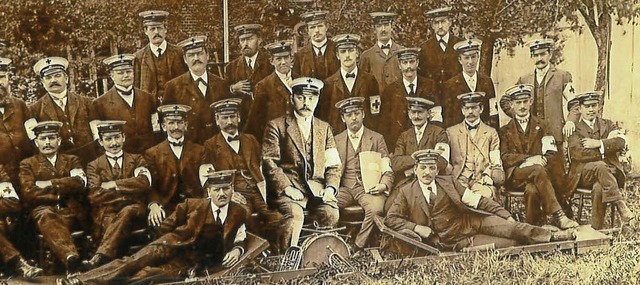 Die Sanittskolonne  im Jahr 1913   | Foto: Repro: Paul Eisenbeis