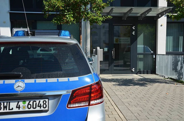 Der Bad Krozinger Polizeiposten in der...aus Mllheim oder Freiburg bernehmen.  | Foto: Barbara Schmidt